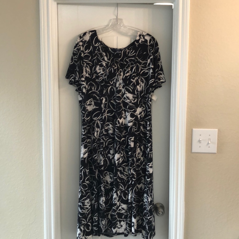 Black and White Chaps Dress